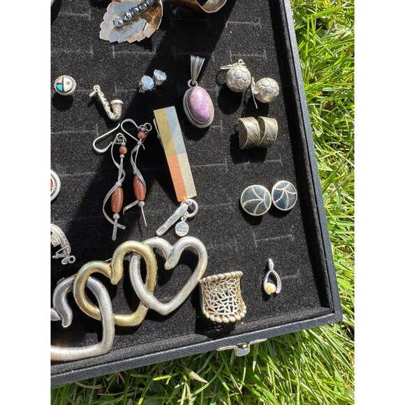 247 grams of Sterling Silver Jewelry Lot - Picture 3 of 10